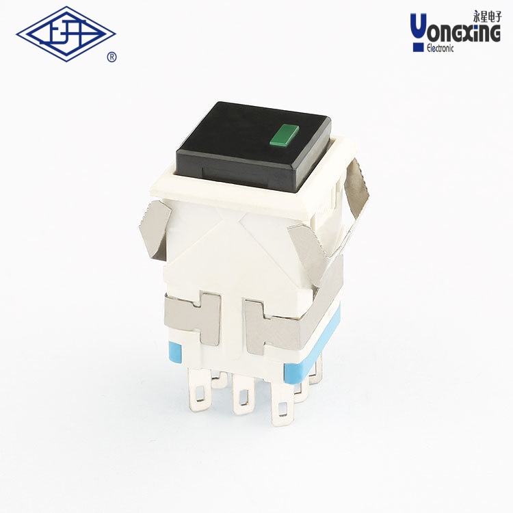 KD2单极自锁点发光按钮开关