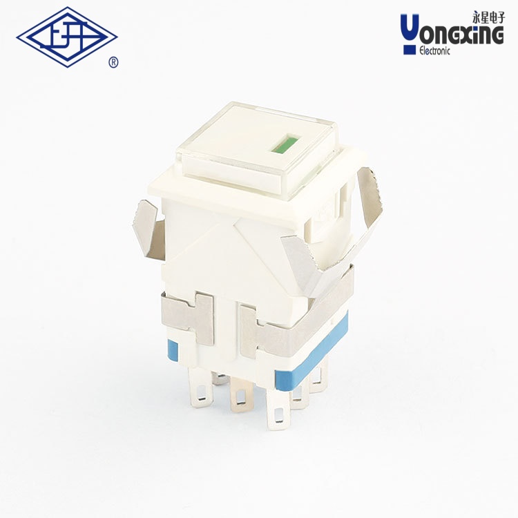 KD2单极自锁点发光按钮开关