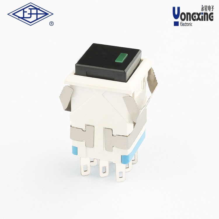 KD2点发光双极12V按钮开关