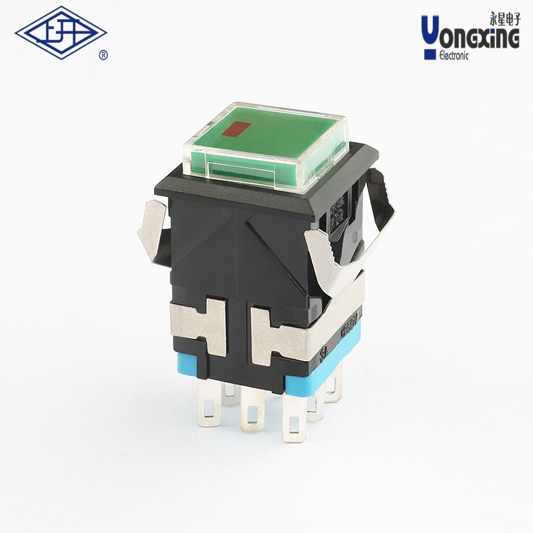 KD2八针点发光按钮开关