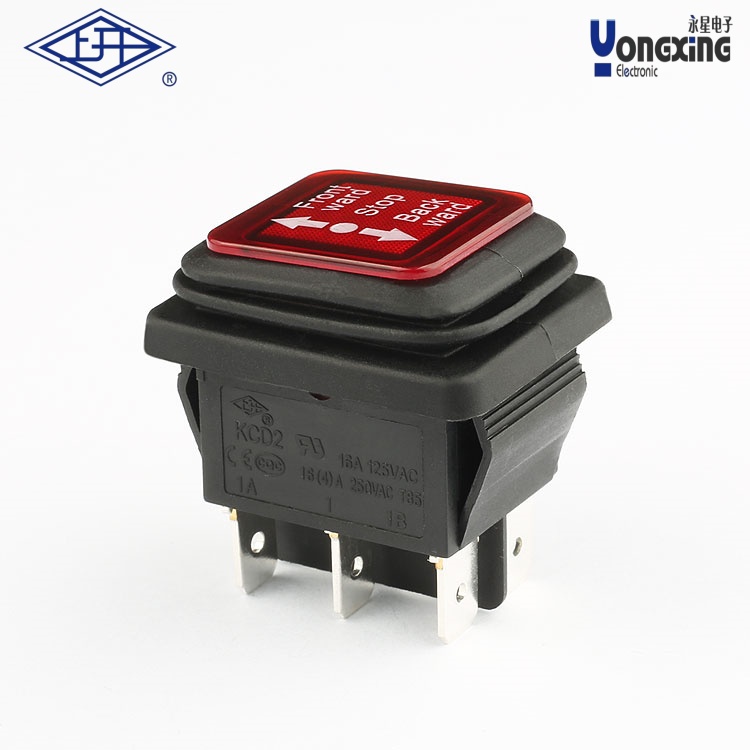 KCD2三定位防水船型开关