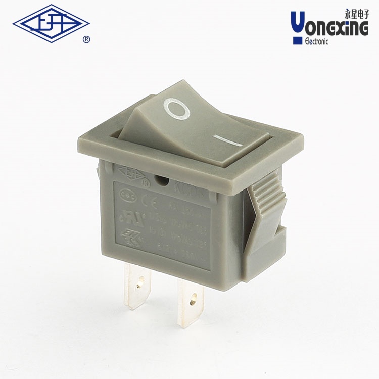 KCD3两个脚灰色船型开关