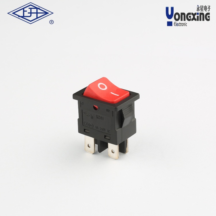 KCD6黑红不带灯船型开关