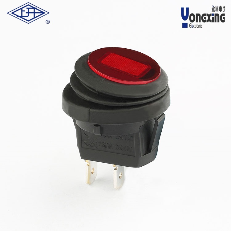 KCD8单极单掷红色船型开关