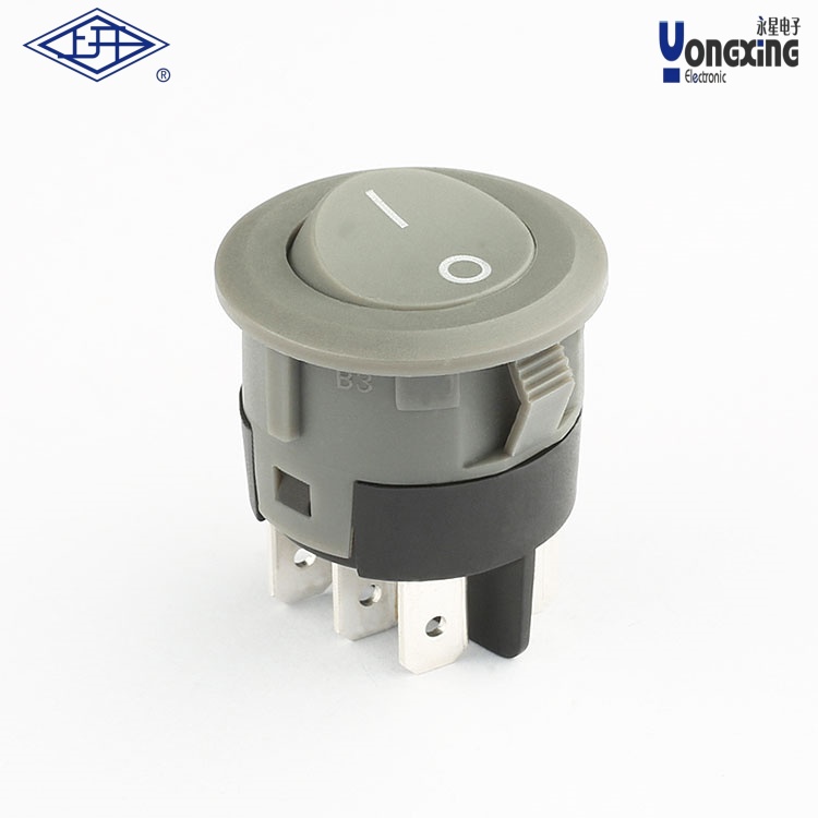 KCD8双极双掷灰色船型开关