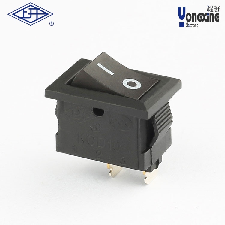 KCD10焊接型全黑船型开关