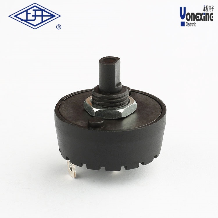 RS1单极四档自复位旋钮开关