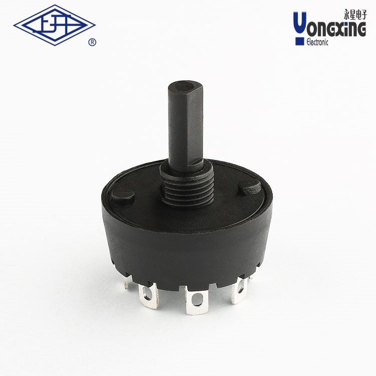 RS1单极8脚旋钮开关