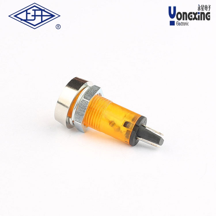  ZD7蘑菇型带金属圈指示灯