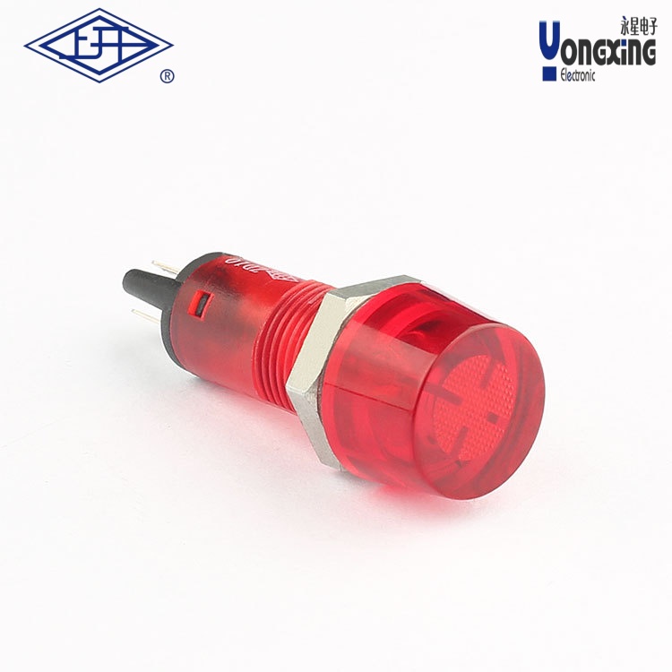  ZD10圆头红色指示灯