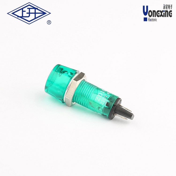 ZD7蘑菇型带金属圈指示灯