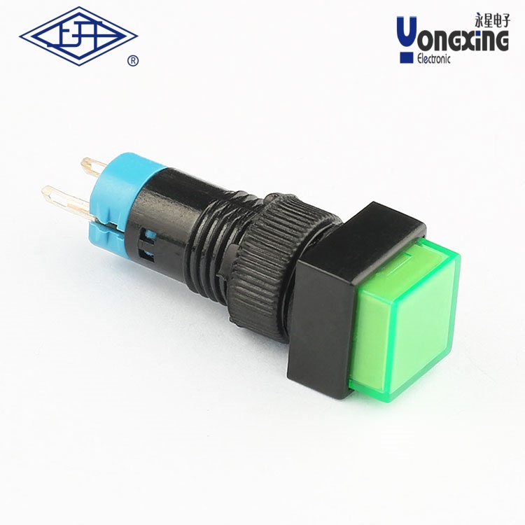 AD(φ10mm)方形绿色按钮指示灯