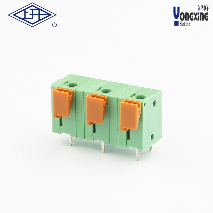 YX弹簧式PCB接线端子