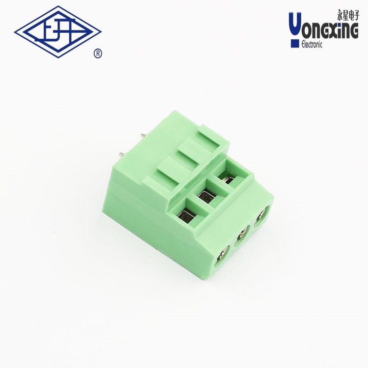 YB螺钉式PCB三针接线端子