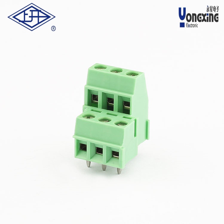    YB螺钉式PCB两层三针接线端子