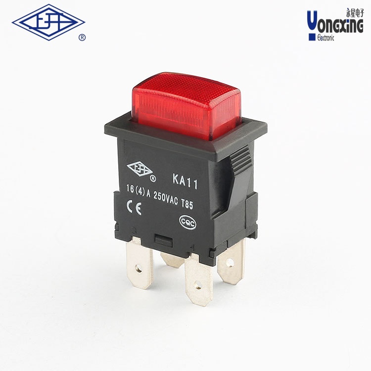 KA11双极带灯按钮开关