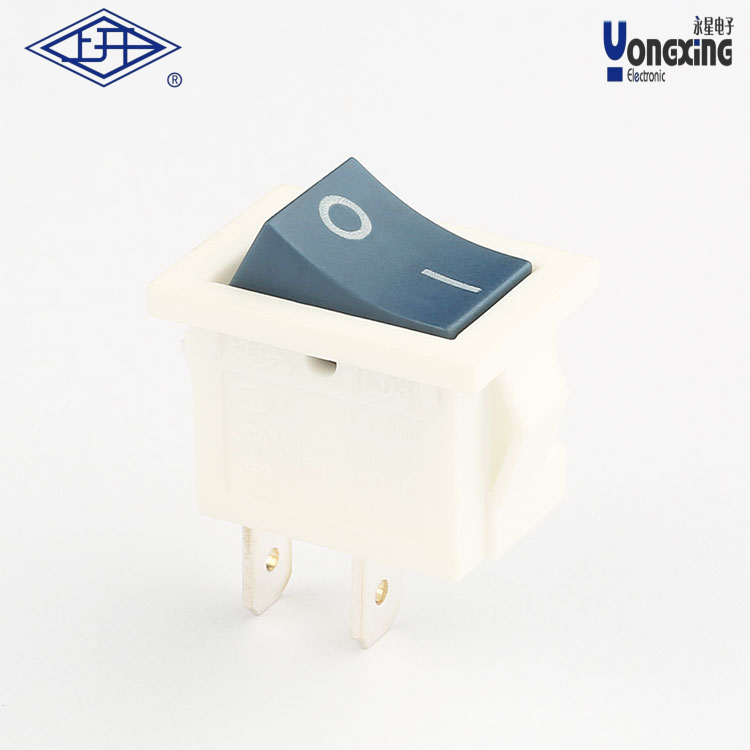 KCD3两个脚白色船型开关