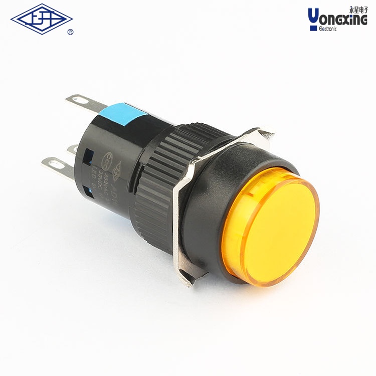 AD16单极自锁圆形按钮